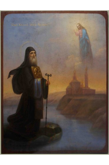 Икона Василий Рязанский, арт ОПИ-1079