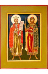 Икона Владимир Ржевский и Князь Владимир, арт ОПИ-1111