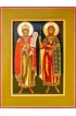 Икона Владимир Ржевский и Князь Владимир, арт ОПИ-1111