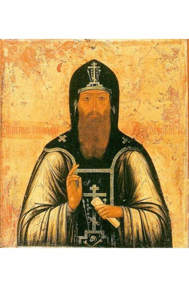 Икона Геннадий Костромской (копия старинной), арт ОПИ-1145