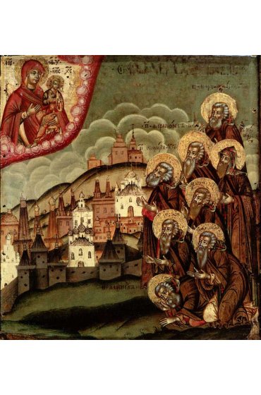 Икона Даниил Шужгорский (копия иконы 18 века), арт ОПИ-1204
