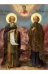 Икона Дионисий и Митрофан Афонские, арт ОПИ-1214