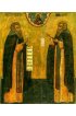 Икона Зосима и Савватий Соловецкие (копия старинной), арт ОПИ-1275