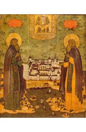 Икона Зосима и Савватий Соловецкие, арт ОПИ-1285