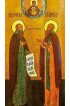 Икона Зосима и Савватий Соловецкие, арт ОПИ-1286