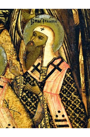 Икона Игнатий Ростовский (копия старинной), арт ОПИ-1308