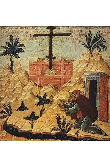 Икона Савватий Тверской (копия старинной), арт ОПИ-1359