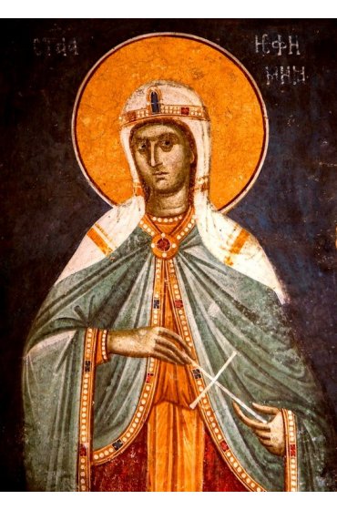 Икона Евфимия Всехвальная (копия старинной), арт ОПИ-1406