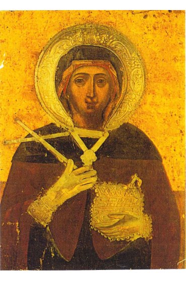 Икона Ермиония Ефесская (копия старинной), арт ОПИ-1409