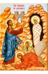 Икона Воскрешение Лазаря, арт ОПИ-1445