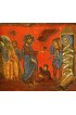 Икона Воскрешение Лазаря (копия иконы 17 века), арт ОПИ-1450