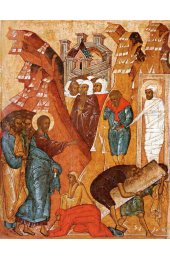 Икона Воскрешение Лазаря (копия старинной), арт ОПИ-1454