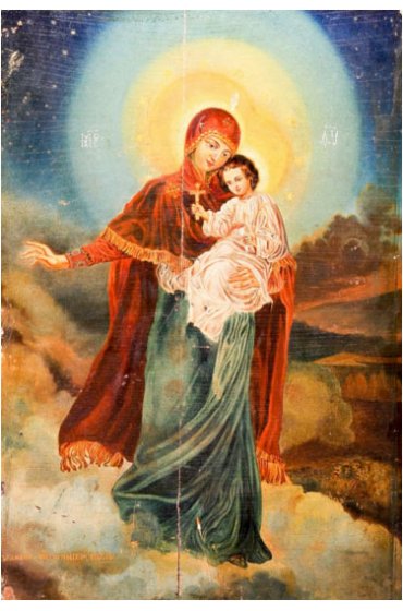 Икона Божья Матерь Августовская (копия стариной), арт ОПИ-1625