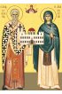 Икона Киприан и Устинья, арт ОПИ-1630