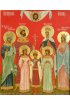 Икона Царственные Страстотерпцы, арт ОПИ-1651