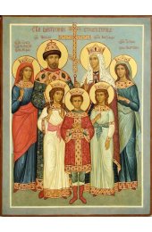 Икона Царственные Страстотерпцы, арт ОПИ-1655