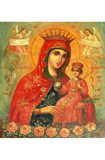 Икона Богородица Акафистная, арт ОПИ-1664