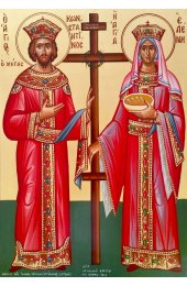 Икона Константин и Елена Равноапостольные, арт ОПИ-1699