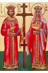 Икона Константин и Елена Равноапостольные, арт ОПИ-1699