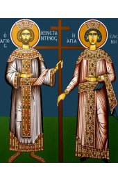 Икона Константин и Елена Равноапостольные, арт ОПИ-1700