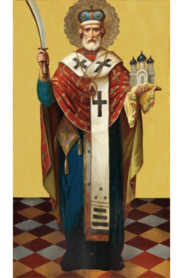 Икона Николай Можайский, арт ОПИ-1707