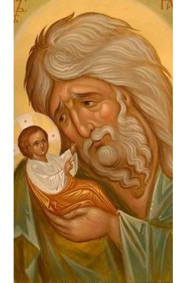Икона Симеон Богоприимец, арт ОПИ-1722