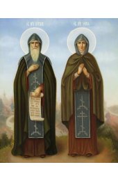 Икона Кирилл и Мария Радонежские, арт ОПИ-1785