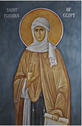 Икона Исидора Тавенская (копия старинной), арт ОПИ-1968