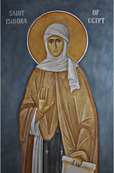 Икона Исидора Тавенская (копия старинной), арт ОПИ-1968