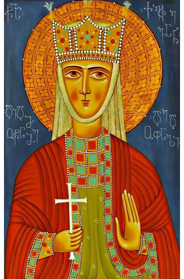 Икона Кетевана Кахетинская (копия старинной), арт ОПИ-1977