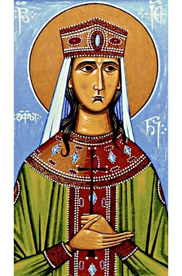 Икона Кетевана Кахетинская (копия старинной), арт ОПИ-1978