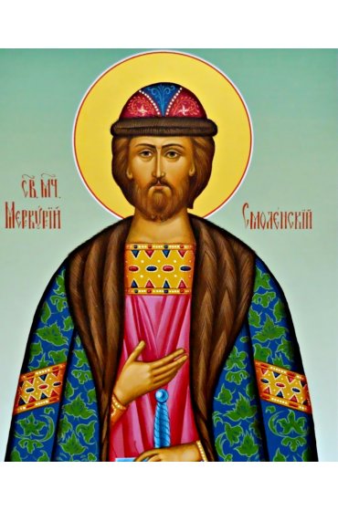 Икона Меркурий Смоленский, арт ОПИ-1992