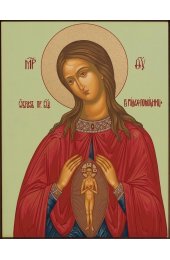 Икона Божья Матерь Помощница в родах, арт ОПИ-2023