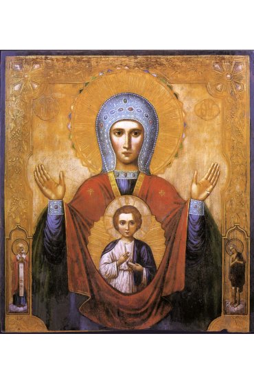 Икона Божьей Матери Знамение Абалацкая (копия старинной), арт ОПИ-2036