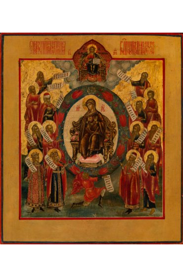 Икона Похвала Пресвятой Богородицы (копия старинной), арт ОПИ-2046