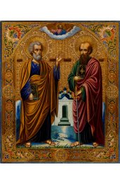 Икона Петр и Павел апостолы (копия старинной), арт ОПИ-2074