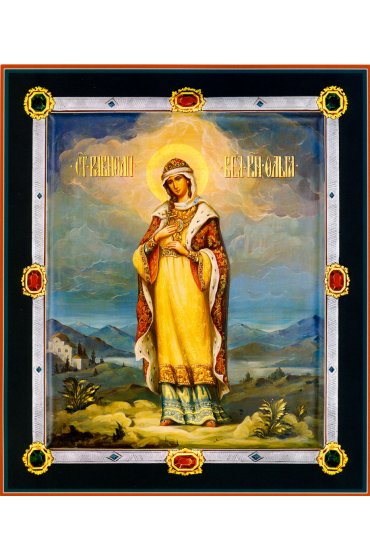 Икона Ольга равноапостольная, арт ОПИ-2096
