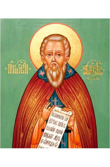 Икона Александр Свирский (копия старинной), арт ОПИ-758