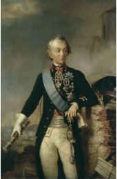 Икона Александр Суворов (портрет на дереве), арт ОПИ-770
