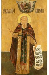 Икона Антоний Сийский (копия старинной), арт ОПИ-942