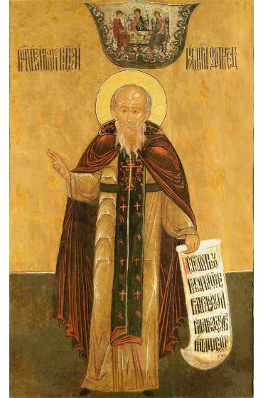 Икона Антоний Сийский (копия старинной), арт ОПИ-942