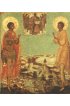 Икона Артемий Веркольский и Мученик Уар (копия иконы 17 века), арт ОПИ-972