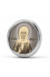 Икона Матрона Московская серебряная, арт прИ-133