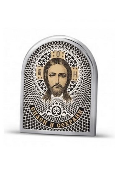 Икона Спаситель серебряная, арт прИ-136