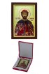 Икона Дмитрий Донской 145 на 195 мм серебро 925, арт АЛМи-35