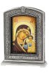 Икона Божьей Матери Казанская серебро 925 проба, арт АЛМи-58