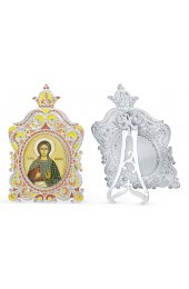 Икона Надежда Мученица серебро 999 проба 38 на 48 мм, арт АЛМи-63