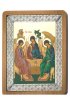 Икона Святая Троица серебро 925 проба, арт АЛМи-71