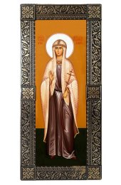 Икона Агафья Мученица ростовая мерная, арт БИК-001