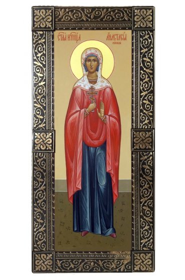Икона Анастасия Римская ростовая мерная, арт БИК-003